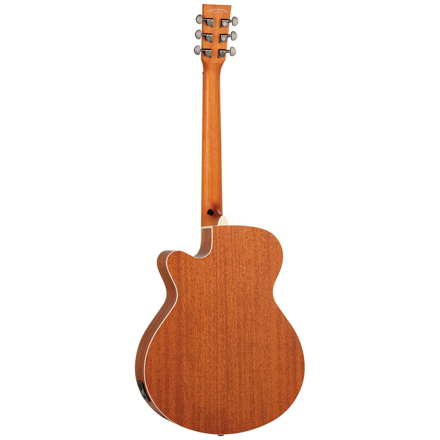 Tanglewood Strada Folk Acoustic Guitar w/Cutaway + Pickup - Solid Spruce Top / Mahogany (TS4-CE-ST)