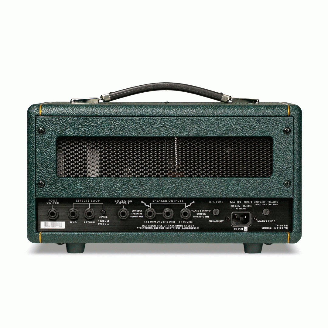 Blackstar TV10B 10w Guitar Amp Head - British Racing Green