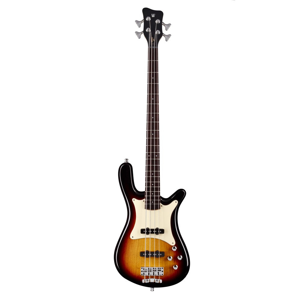 Warwick TeamBuilt Pro Series Streamer CV 4-String - Vintage Sunburst Transparent High Polish
