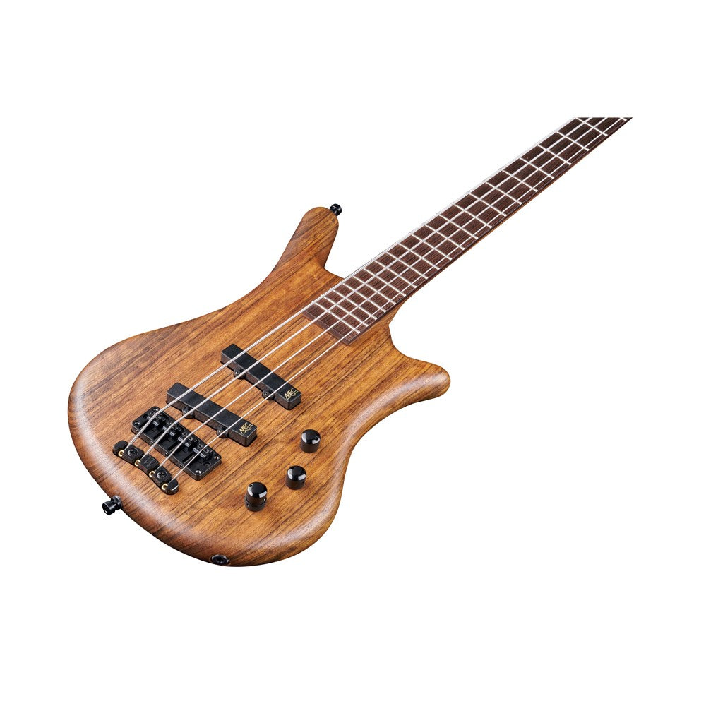 Warwick Teambuilt Pro Series Thumb BO 4-String Bass w/Gigbag - Black HW - Natural Transparent Satin