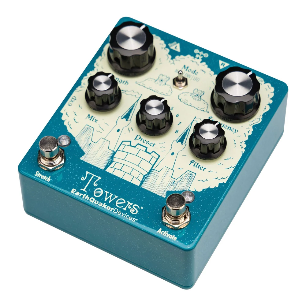 EarthQuaker Devices Towers Stereo Reverberant Filter