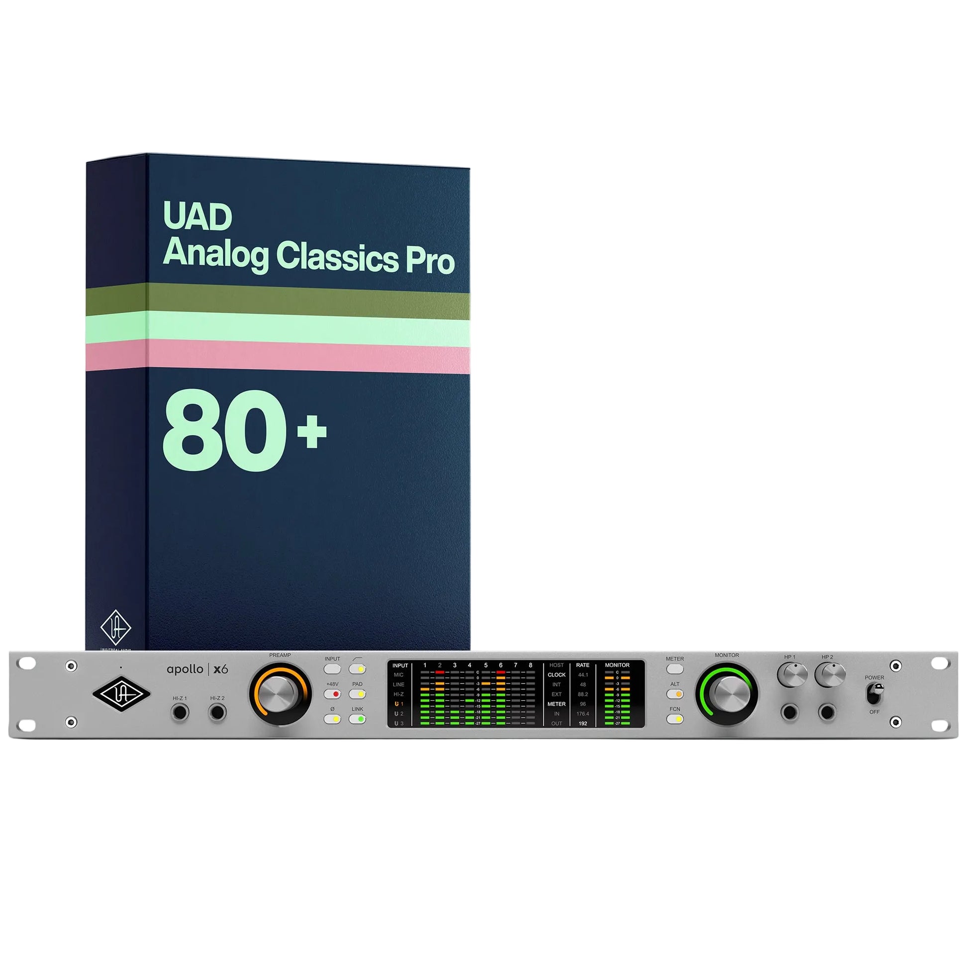 Universal Audio UA Apollo x6 Gen 2 STU (Rack/TB3/MAC/WIN)