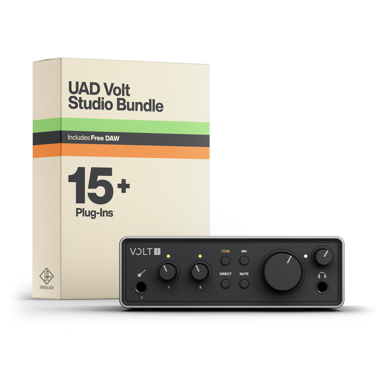 UA Volt 1 Gen 2 2-in/2-out USB  w/ 1 Mic Preamp & 1 Guitar Input (MAC/WIN)