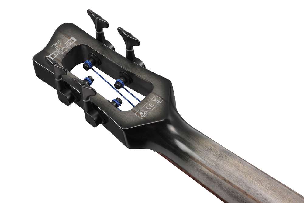 Ibanez UB804 Electric Bass - Black Ice Burst Low Gloss