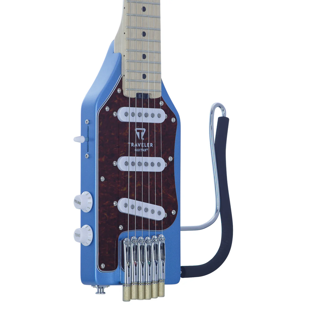 Traveler Guitar Ultra-Light Electric Deluxe - Satin Met Blue