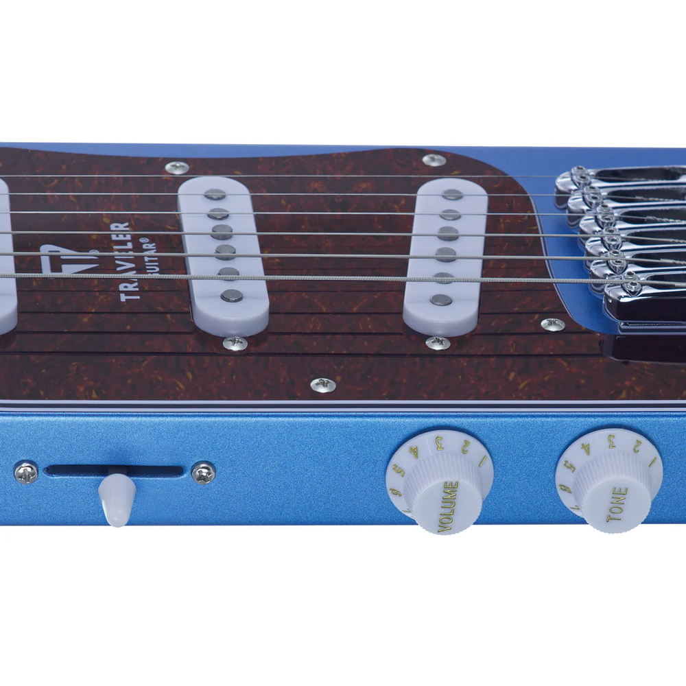 Traveler Guitar Ultra-Light Electric Deluxe - Satin Met Blue
