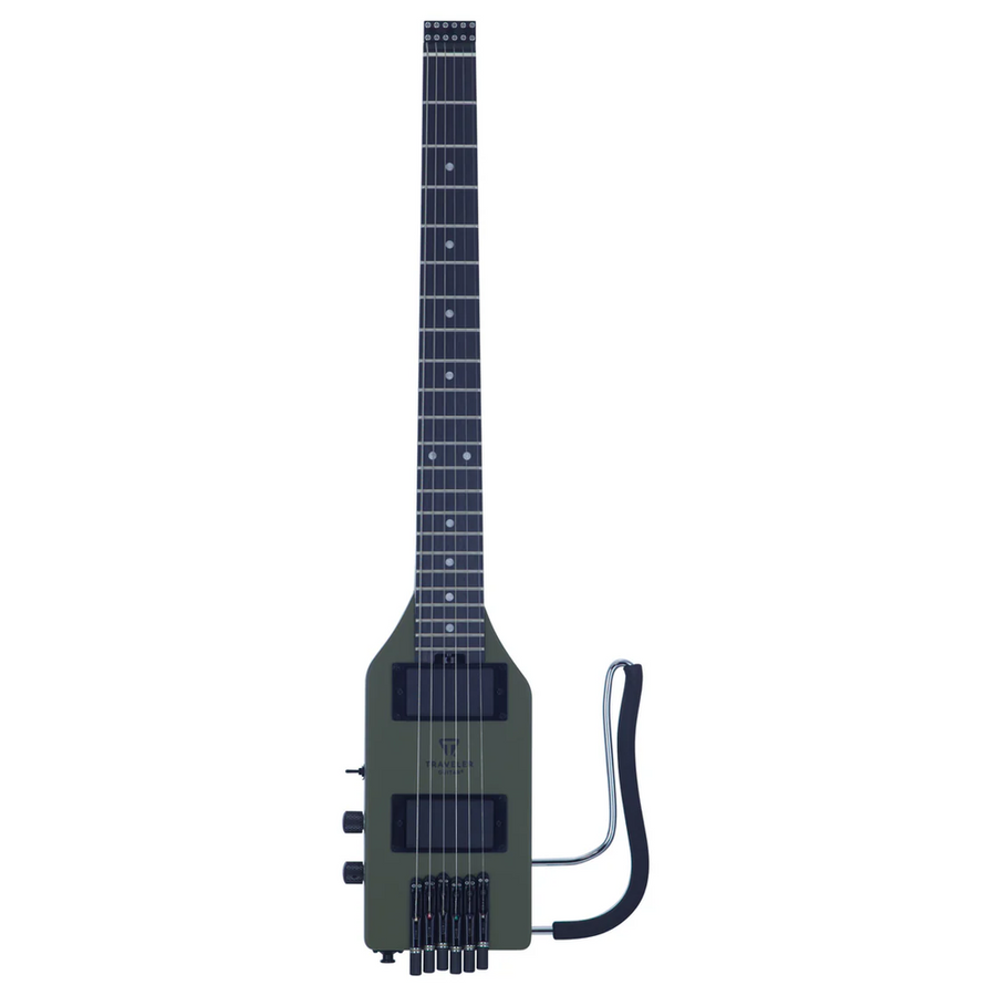 Traveler Guitar Ultra-Light Electric Deluxe - Satin Olive Green