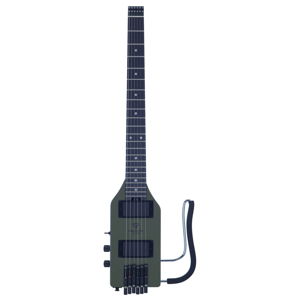 Traveler Guitar Ultra-Light Electric Deluxe - Satin Olive Green