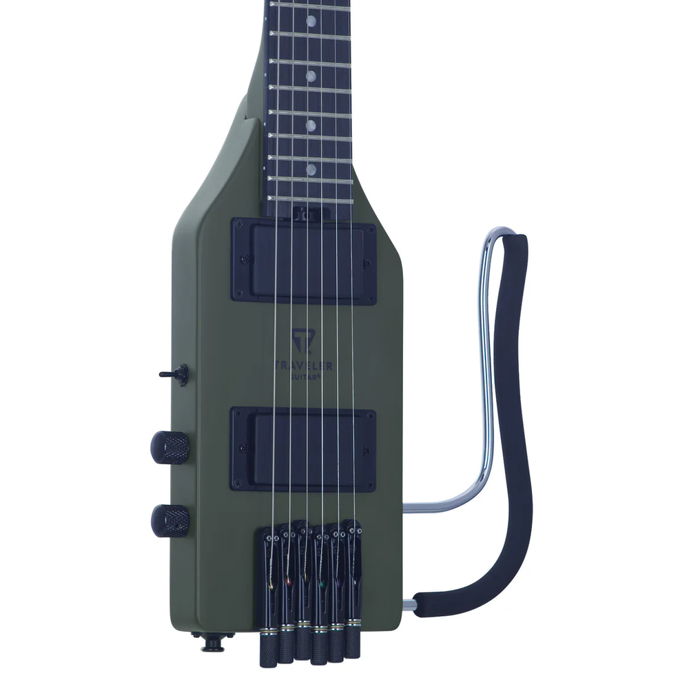 Traveler Guitar Ultra-Light Electric Deluxe - Satin Olive Green