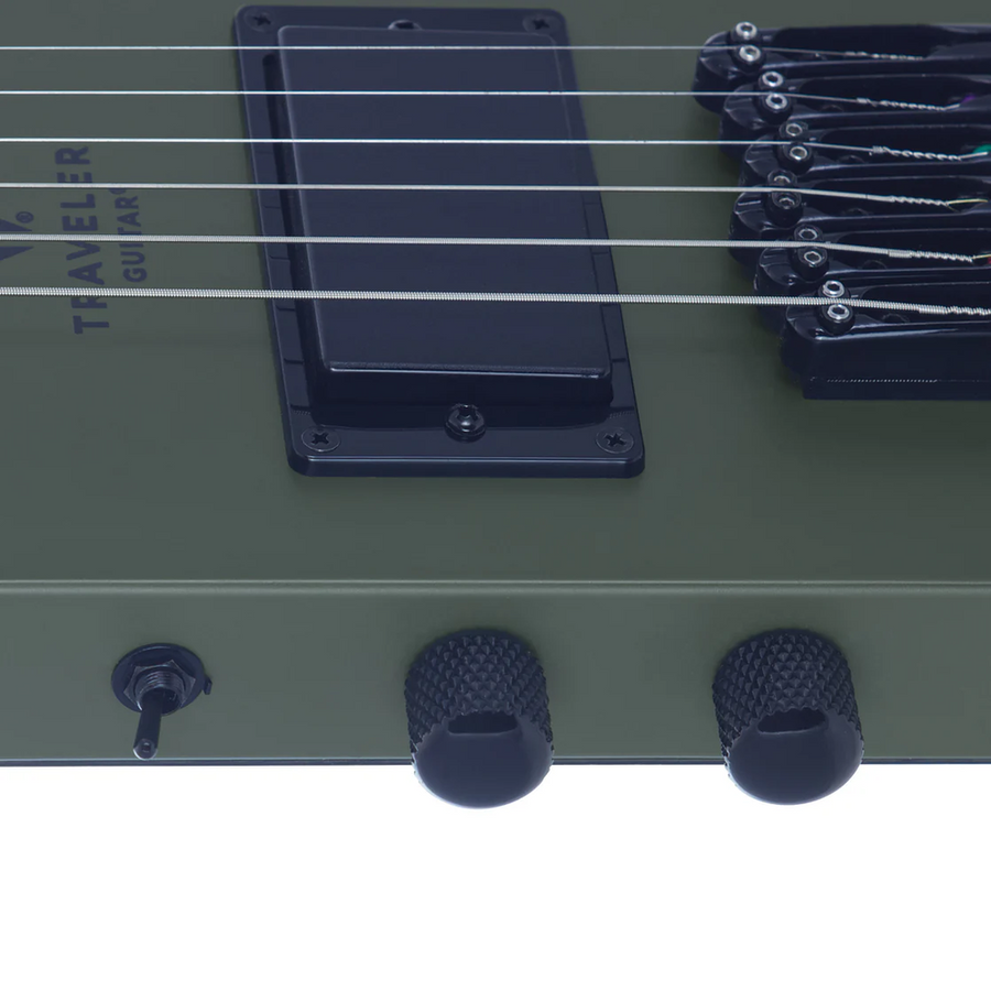 Traveler Guitar Ultra-Light Electric Deluxe - Satin Olive Green