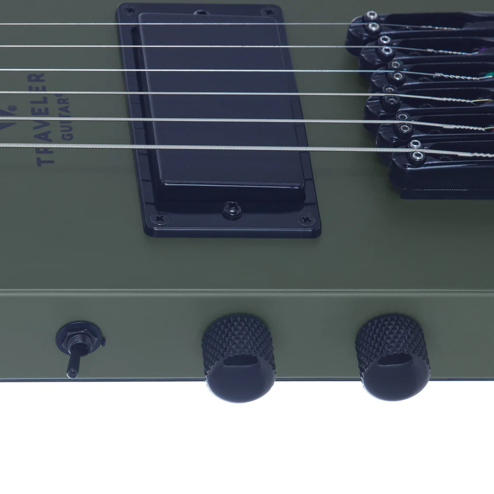 Traveler Guitar Ultra-Light Electric Deluxe - Satin Olive Green