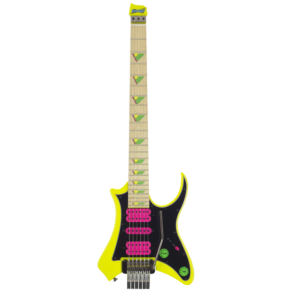 Traveler Guitar Vaibrant 88 Deluxe Headless Electric - Yellow