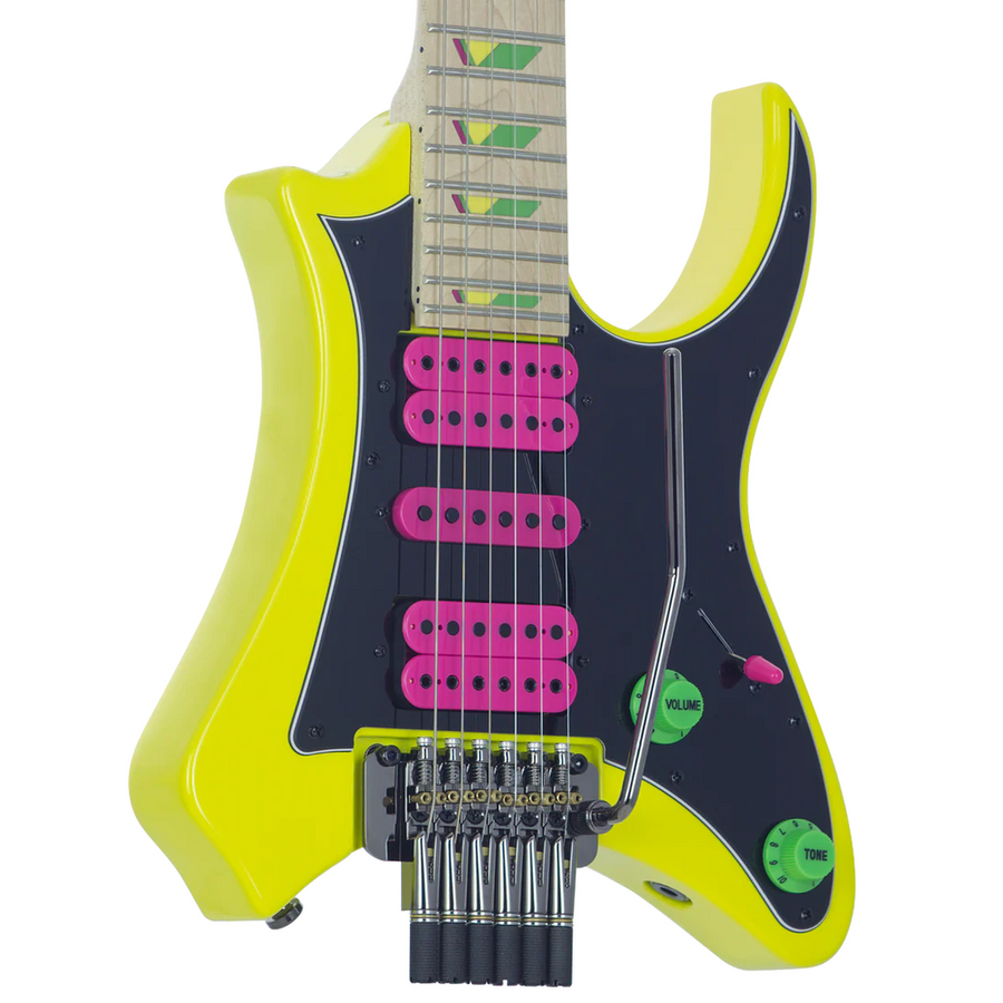 Traveler Guitar Vaibrant 88 Deluxe Headless Electric - Yellow