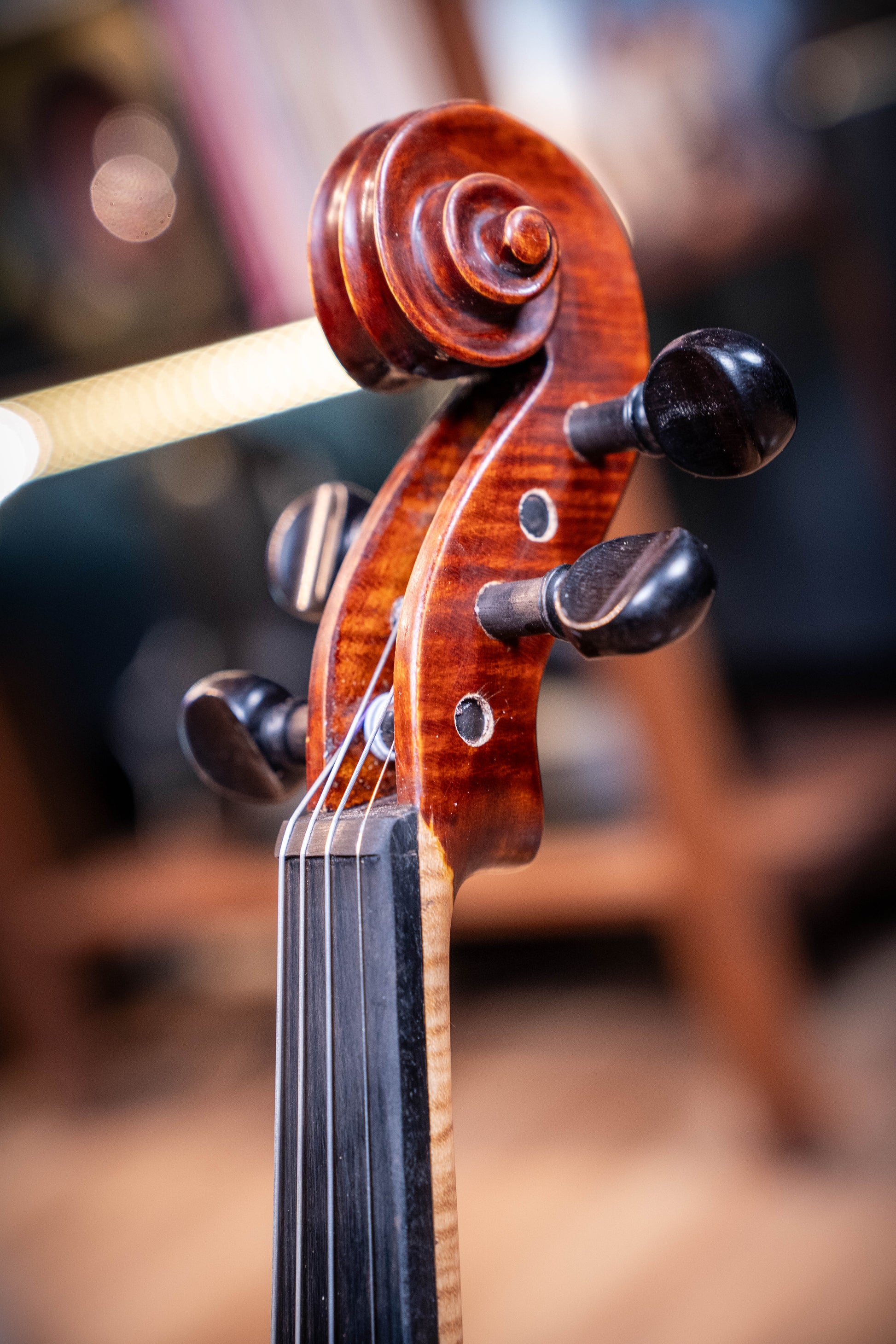 Gliga I Violin Outfit 4/4 - Dark Antique - Set Up w/Opal Gold Strings