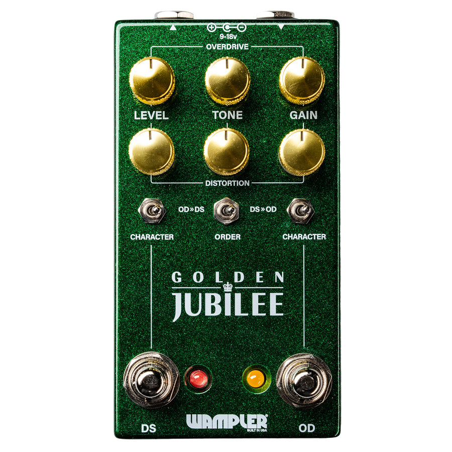 Wampler Golden Jubilee Dual Overdrive / Distortion Pedal