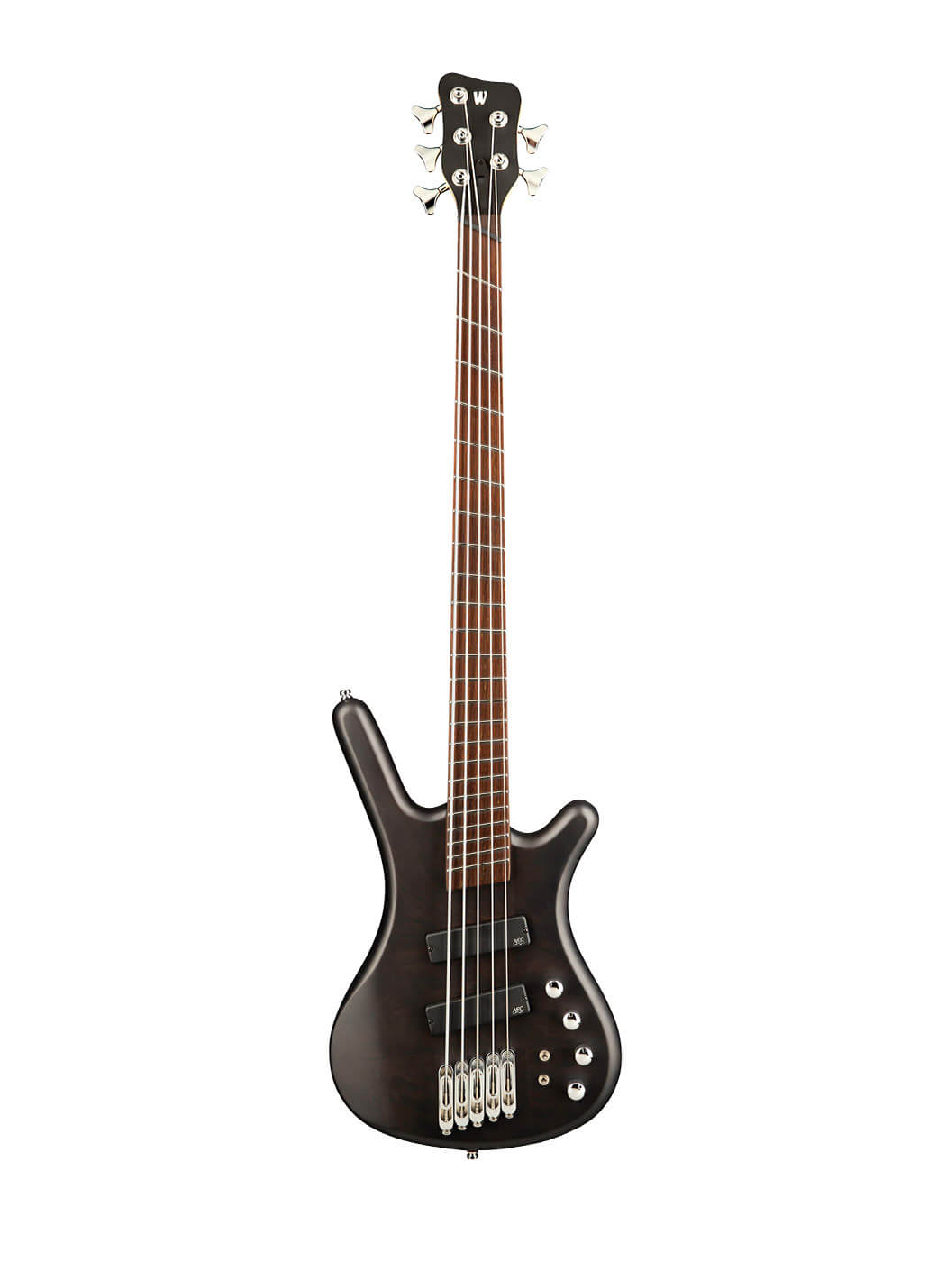 Warwick RockBass Corvette Multi-Scale 5-String Bass - Nirvana Black Transparent Satin