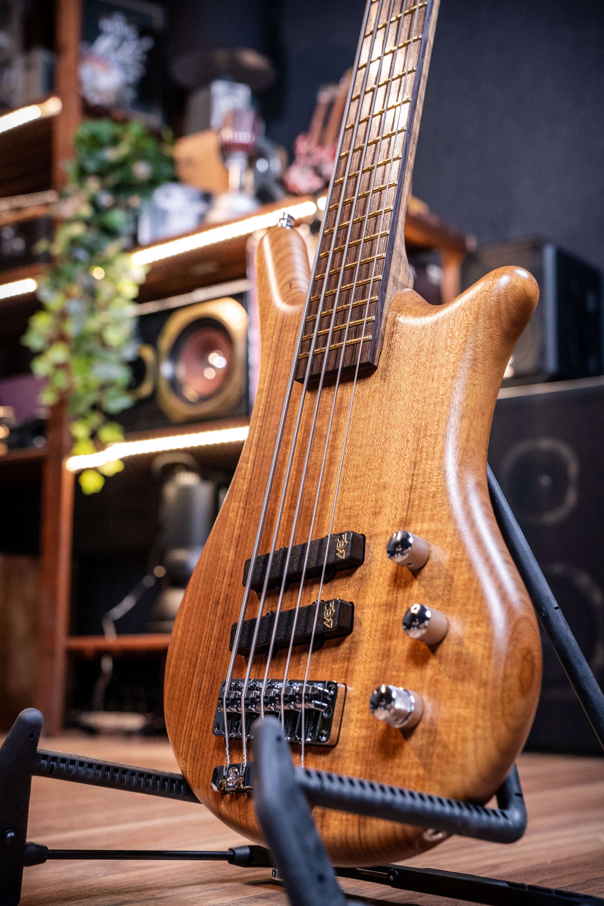 Warwick Teambuilt Thumb BO 5-String Bass w/Gigbag - Natural Transparent Satin