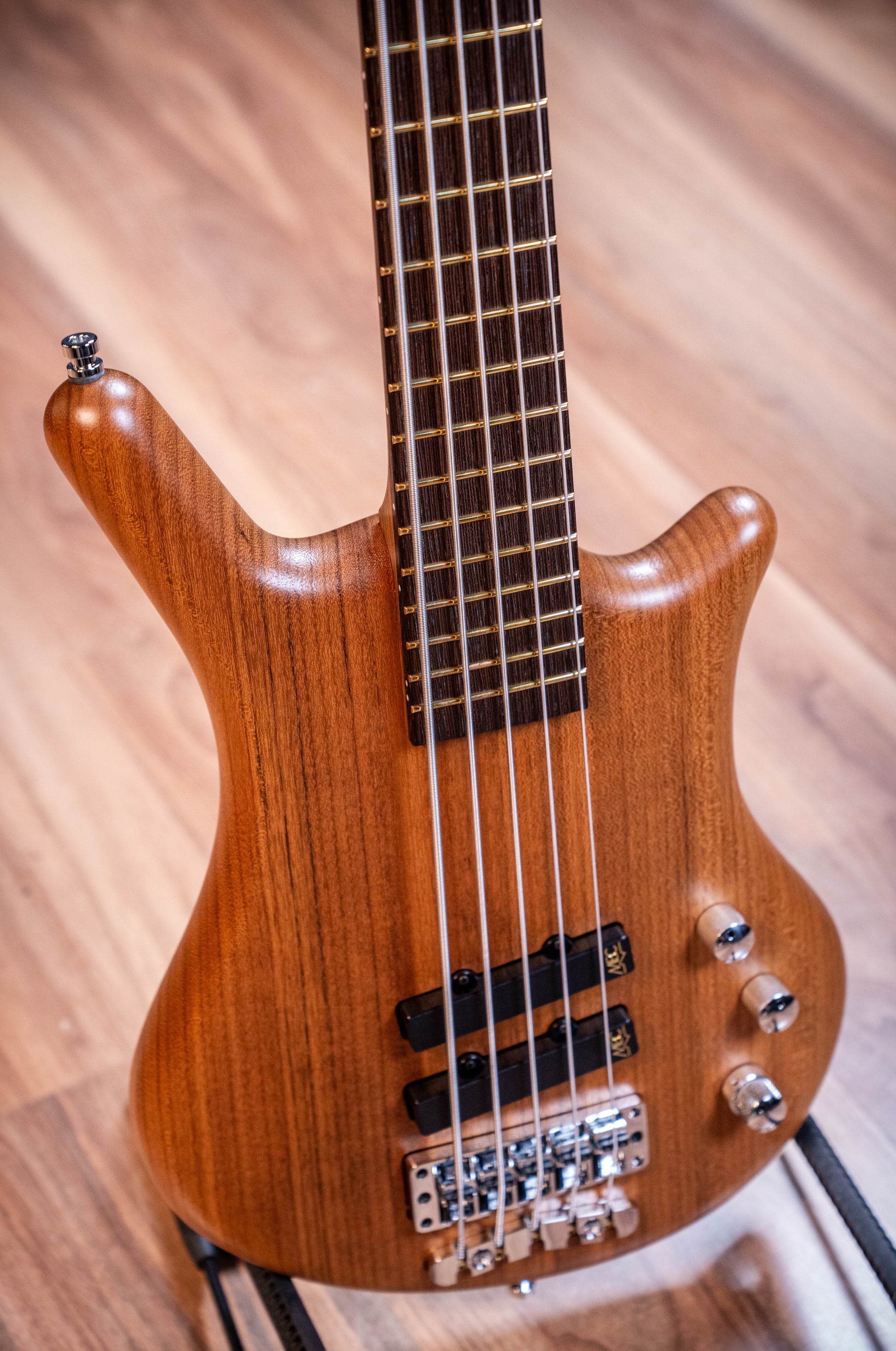 Warwick Teambuilt Thumb BO 5-String Bass w/Gigbag - Natural Transparent Satin