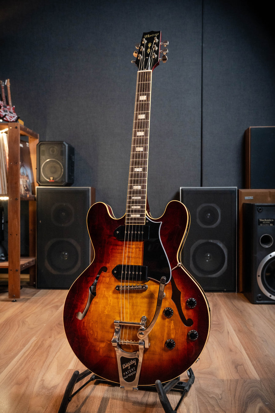 Heritage Custom Shop Factory Special H-530 Electric Guitar w/Bigsby - Vintage Wine Burst
