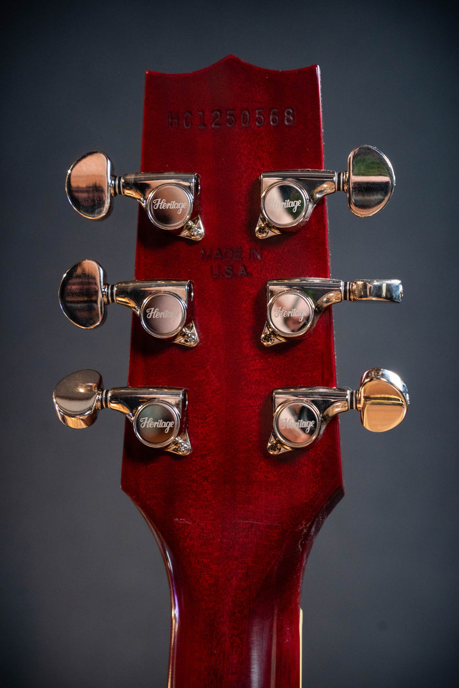 Heritage Custom Shop Factory Special H-530 Electric Guitar w/Bigsby - Vintage Wine Burst