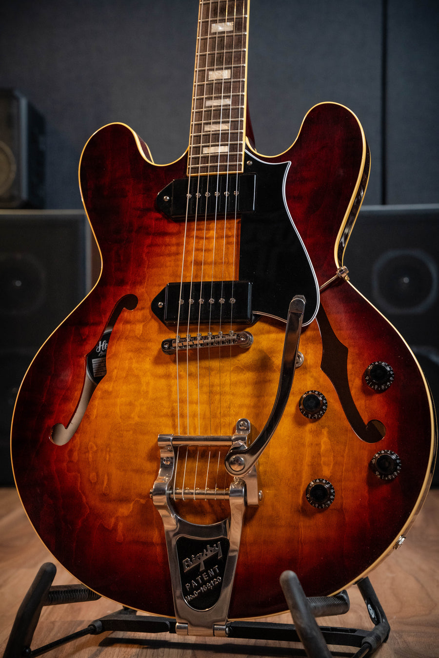 Heritage Custom Shop Factory Special H-530 Electric Guitar w/Bigsby - Vintage Wine Burst