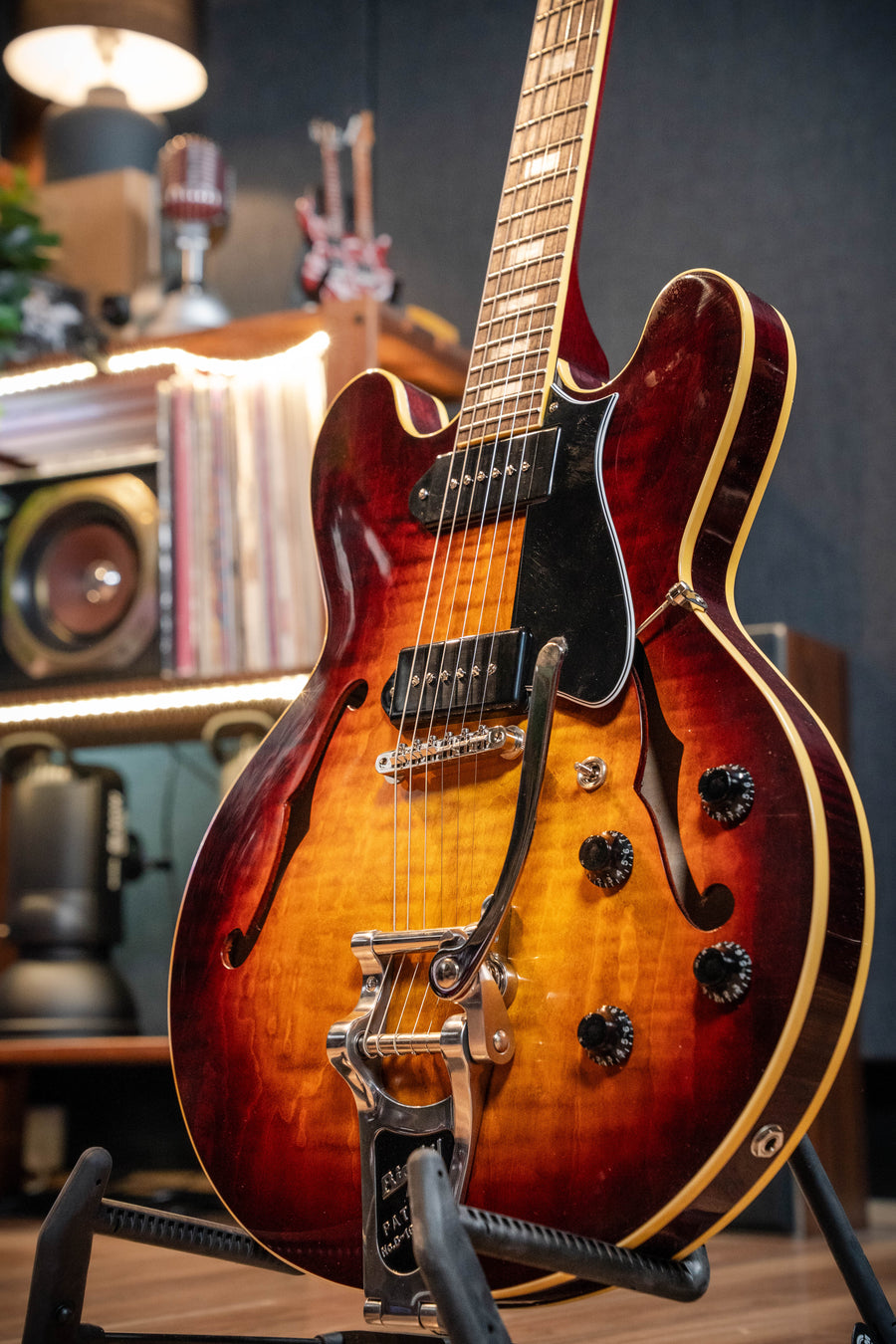 Heritage Custom Shop Factory Special H-530 Electric Guitar w/Bigsby - Vintage Wine Burst