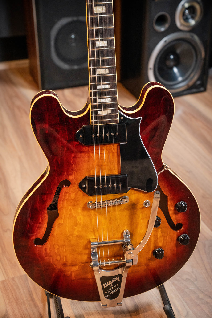 Heritage Custom Shop Factory Special H-530 Electric Guitar w/Bigsby - Vintage Wine Burst