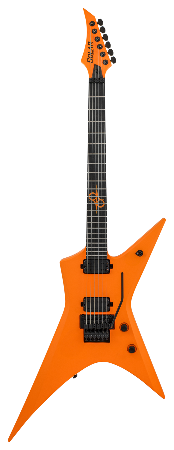 Solar X2.6FRON+ Electric Guitar - Orange Neon Matte