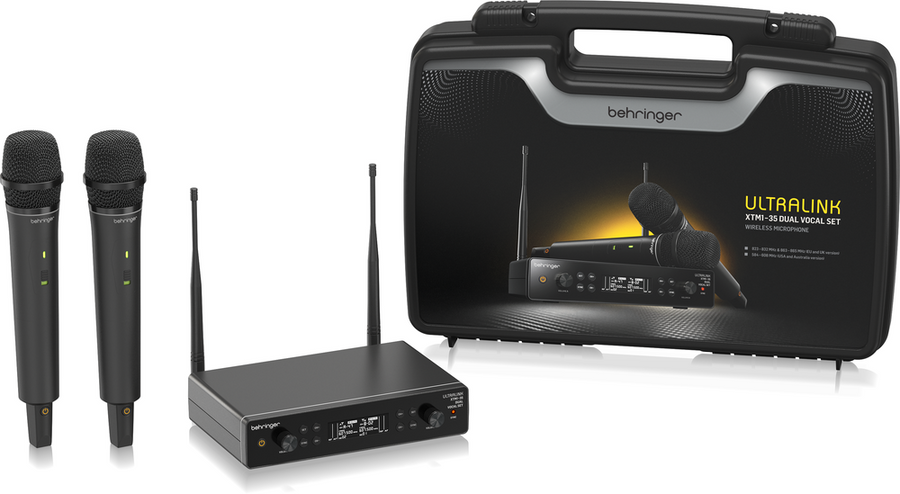 Behringer XTM1‑35 DUAL UHF Wireless Mic Kit