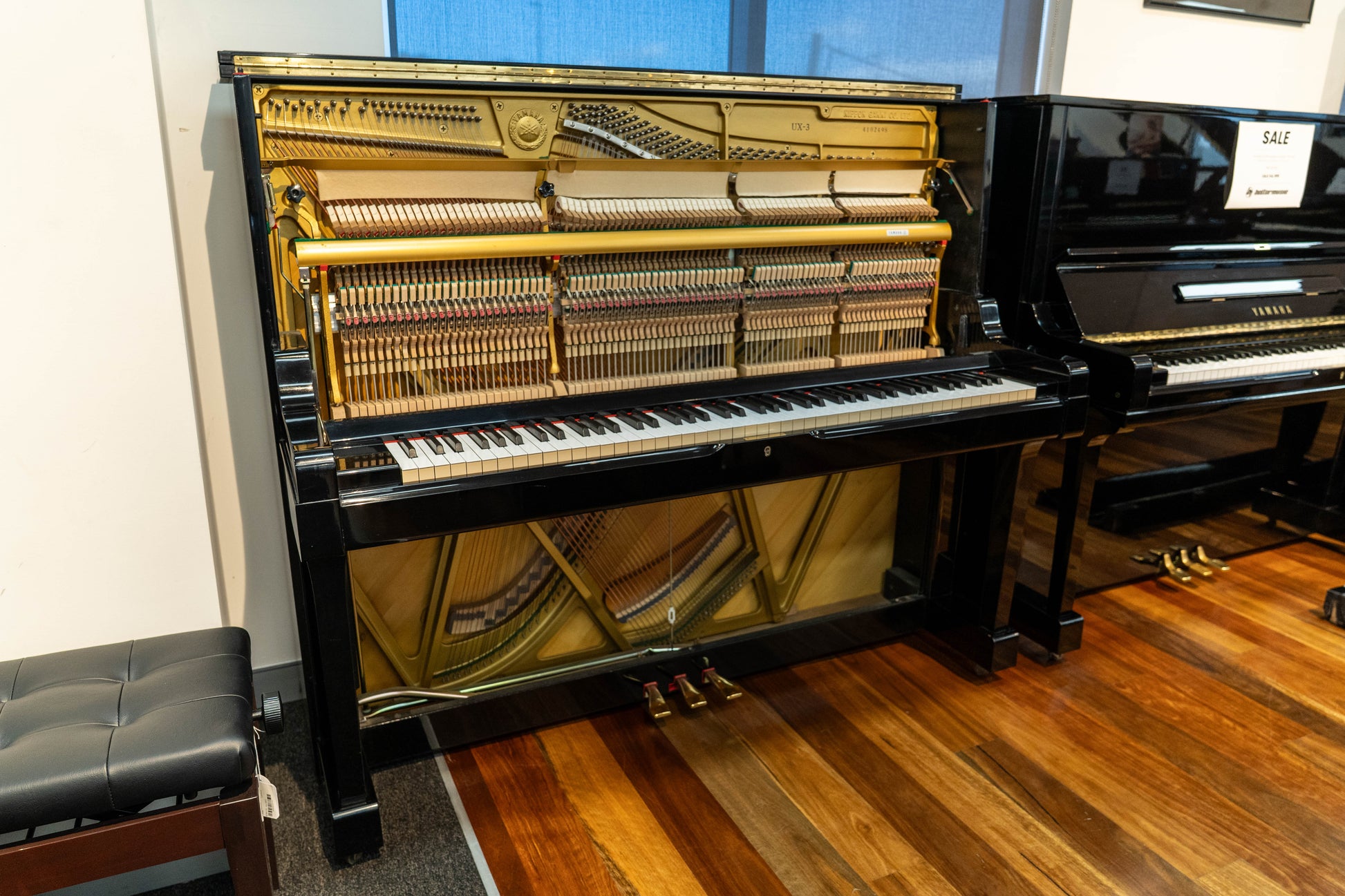 Yamaha UX3 Upright Piano - Ebony - Pre-Owned