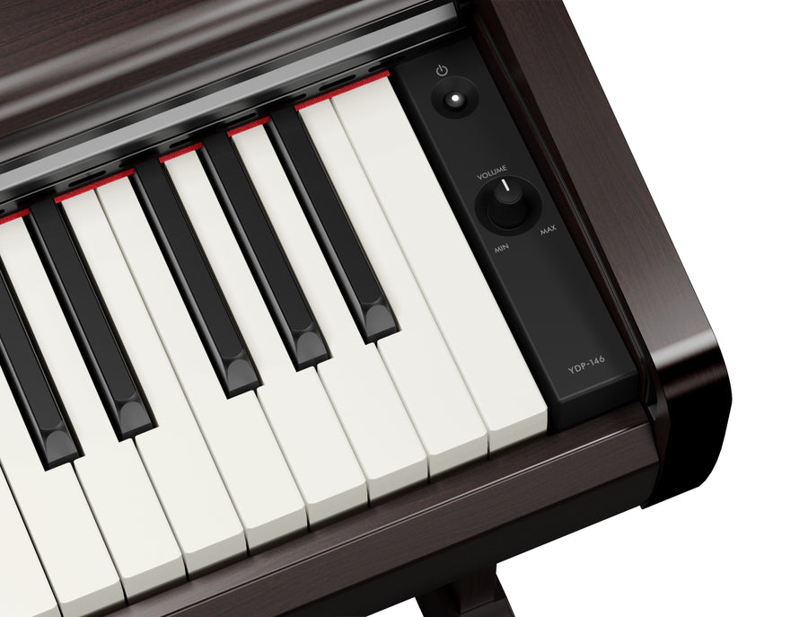 Yamaha YDP146R Digital Piano w/Matching Bench - Rosewood