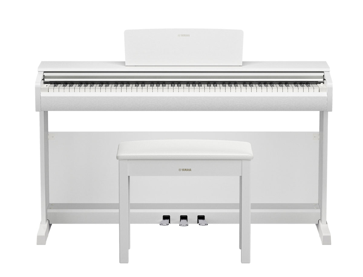 Yamaha YDP146WH Digital Piano w/Matching Bench - White