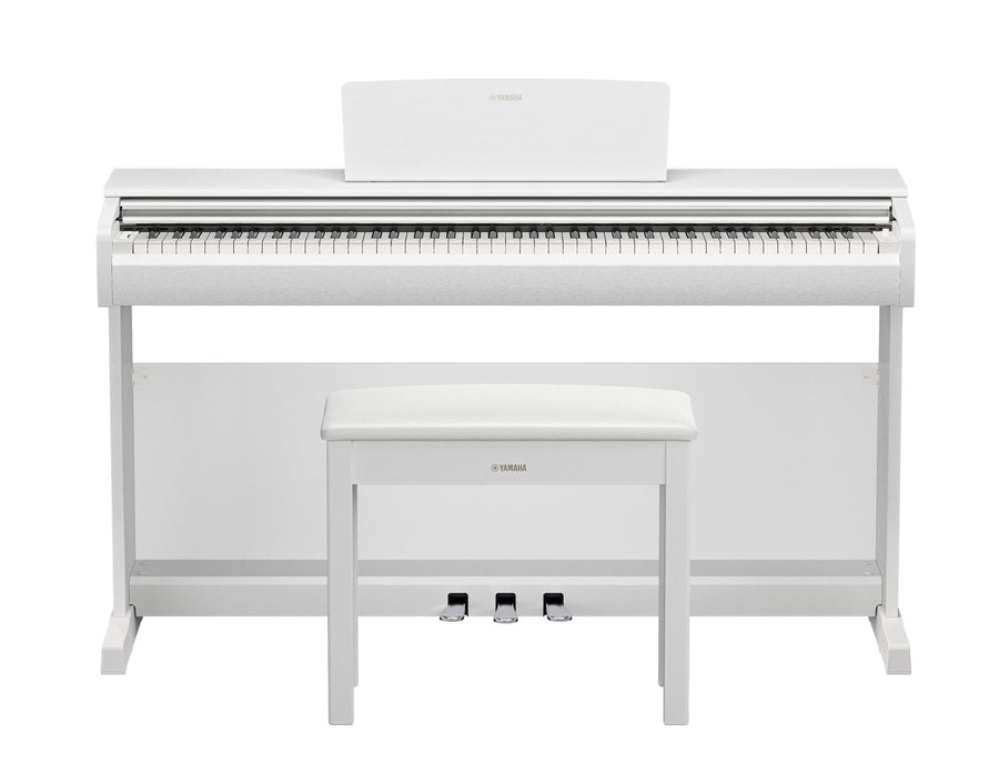 Yamaha YDP146WH Digital Piano w/Matching Bench - White