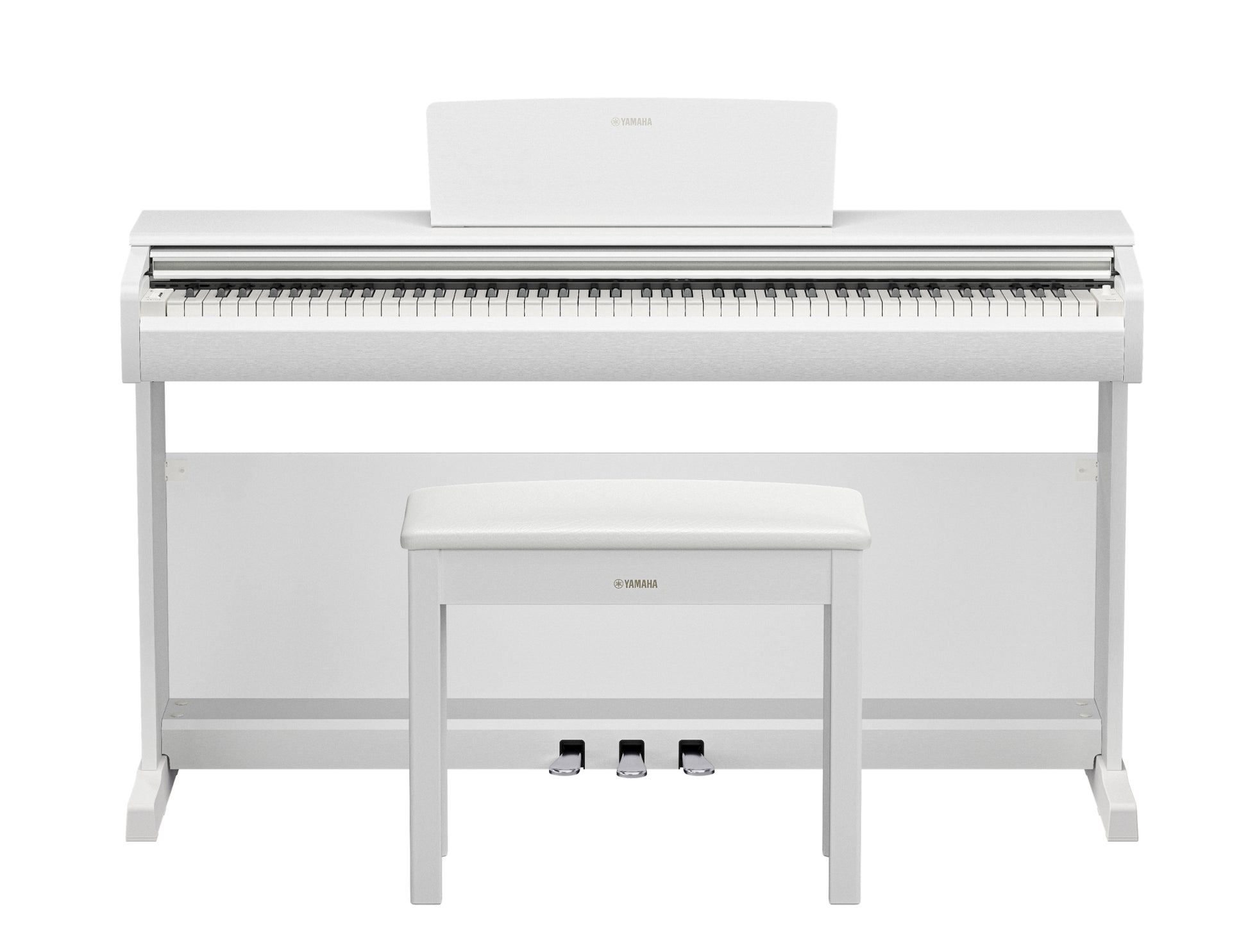 Yamaha YDP146WH Digital Piano w/Matching Bench - White