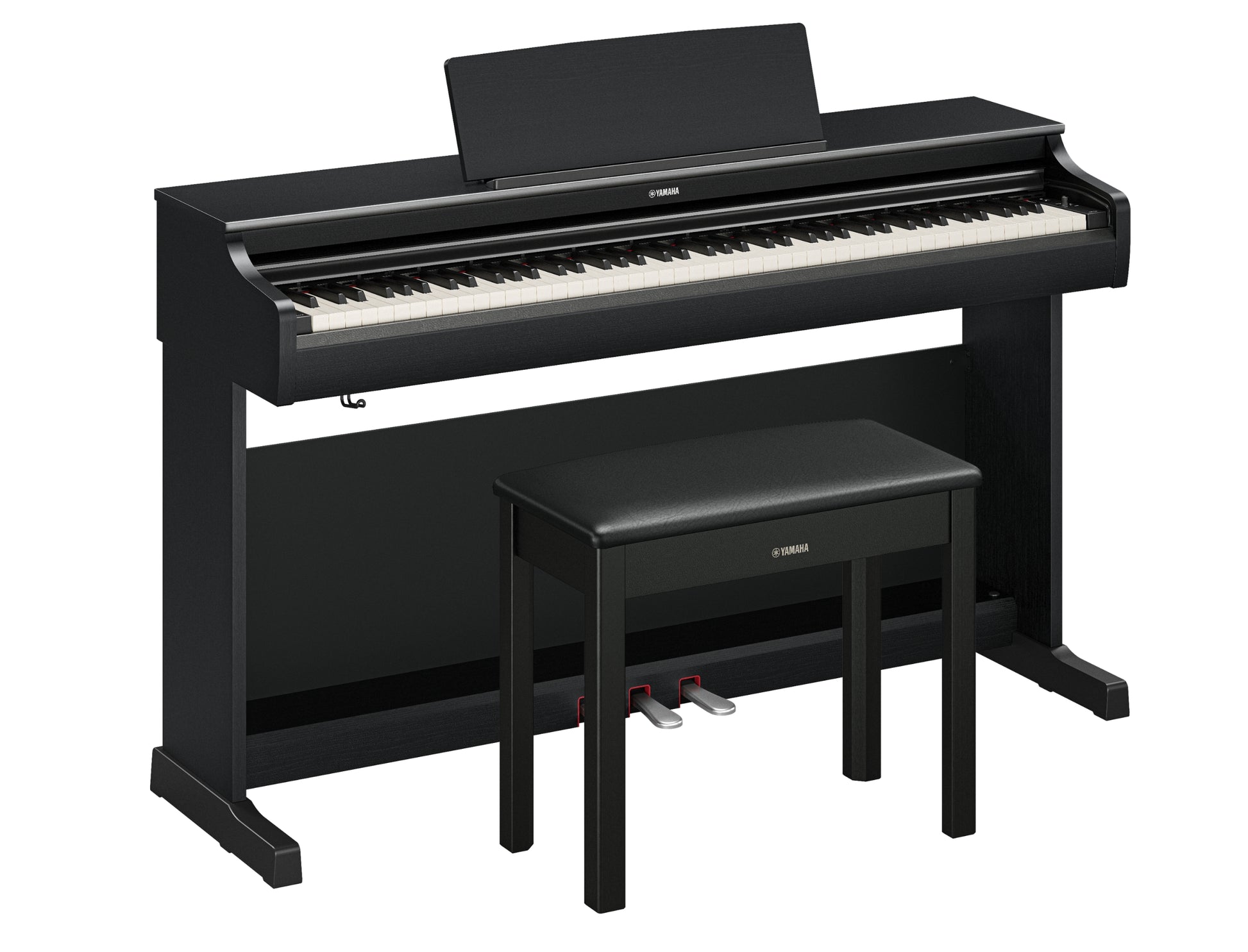 Yamaha YDP166B Digital Piano w/Matching Bench - Black