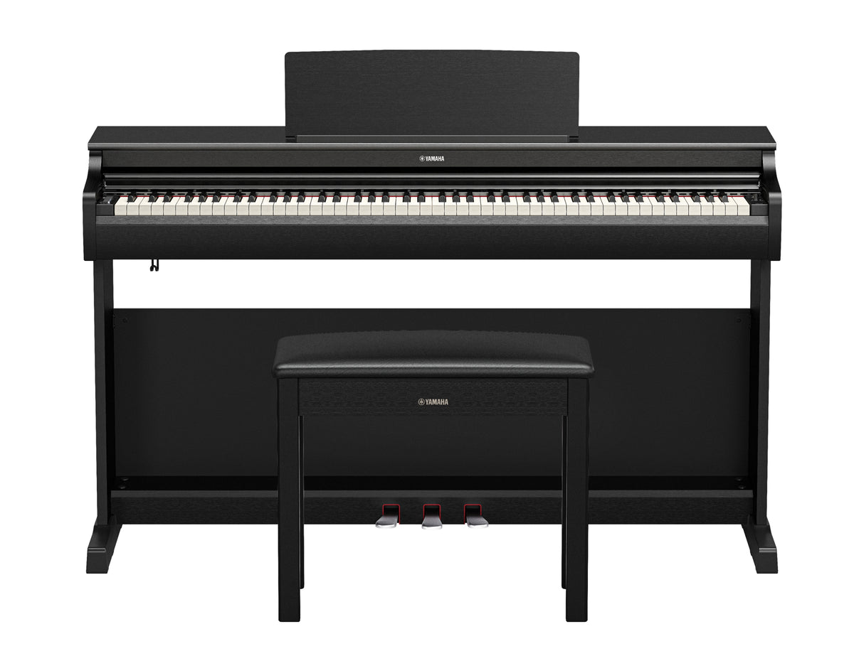 Yamaha YDP 166 Digital Piano w/Matching Bench - Black (YDP166B)