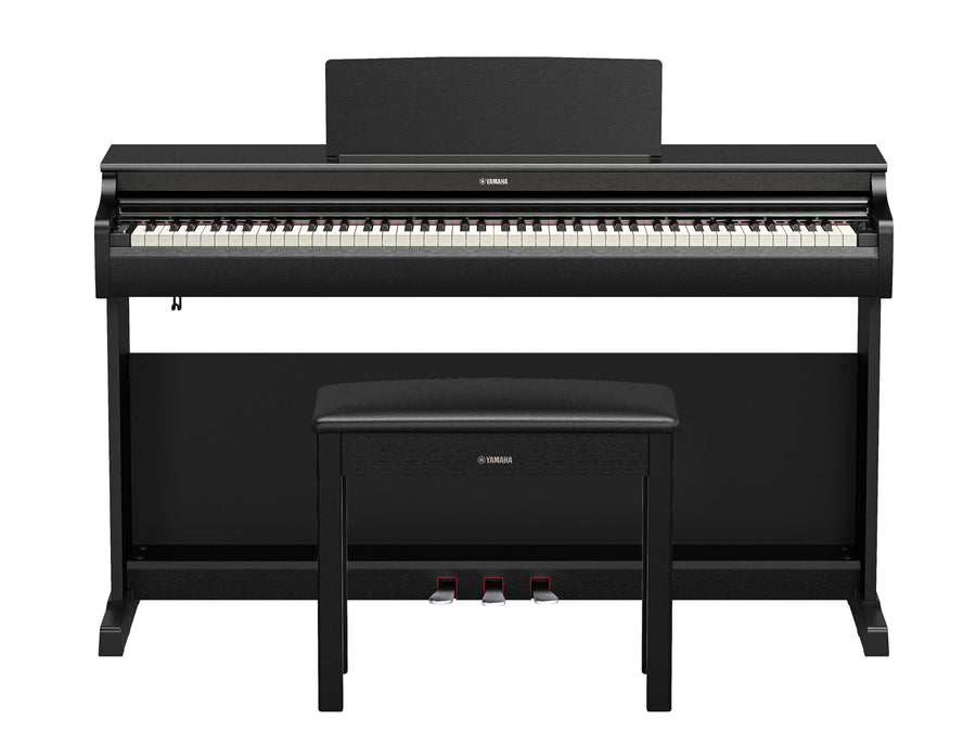 Yamaha YDP 166 Digital Piano w/Matching Bench - Black (YDP166B)