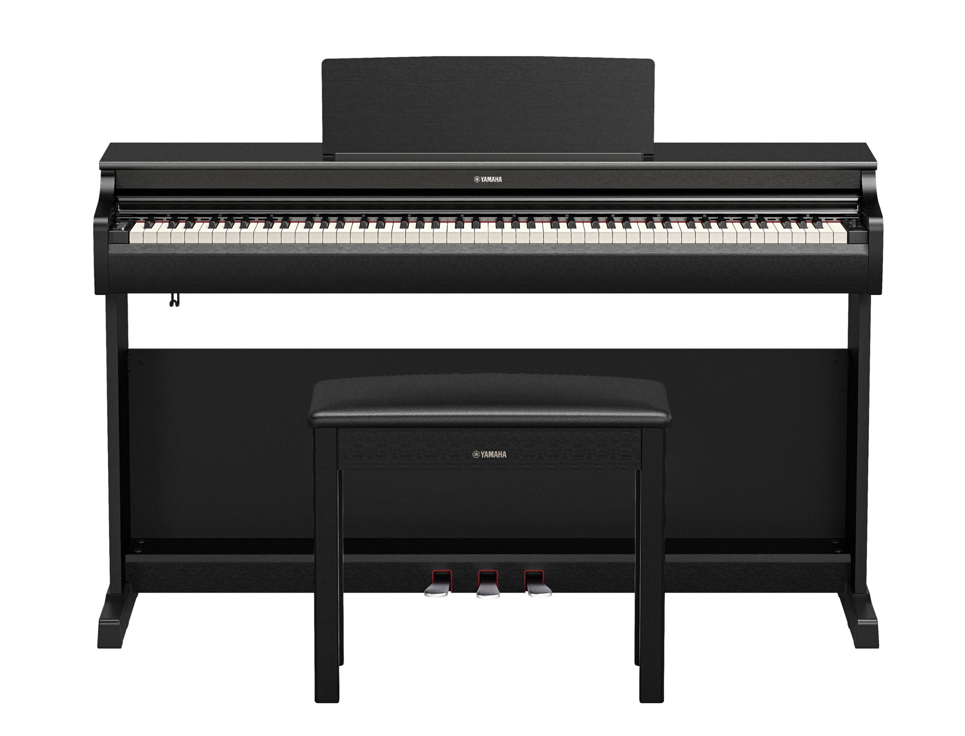 Yamaha YDP166B Digital Piano w/Matching Bench - Black