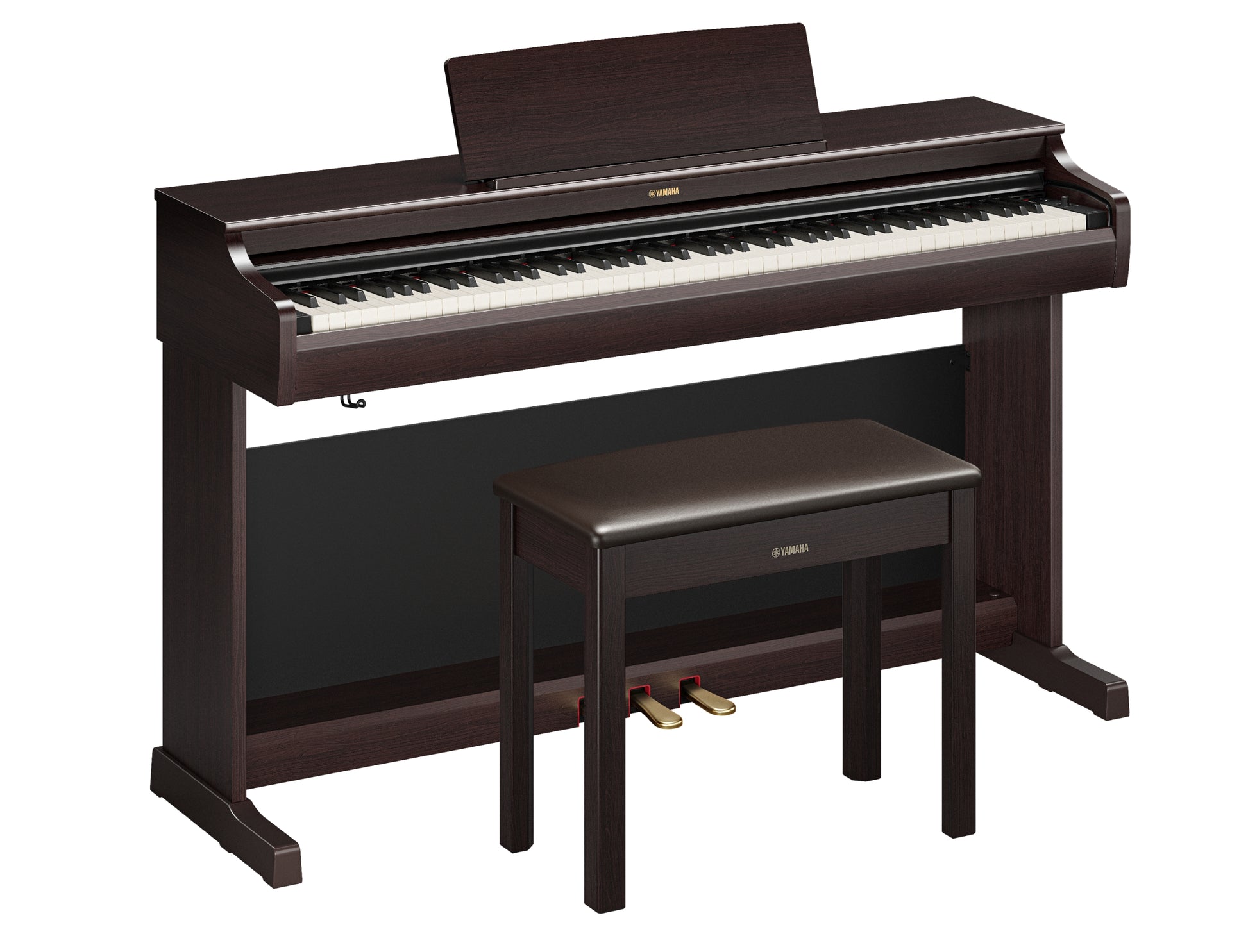 Yamaha YDP166R Digital Piano w/Matching Bench - Rosewood