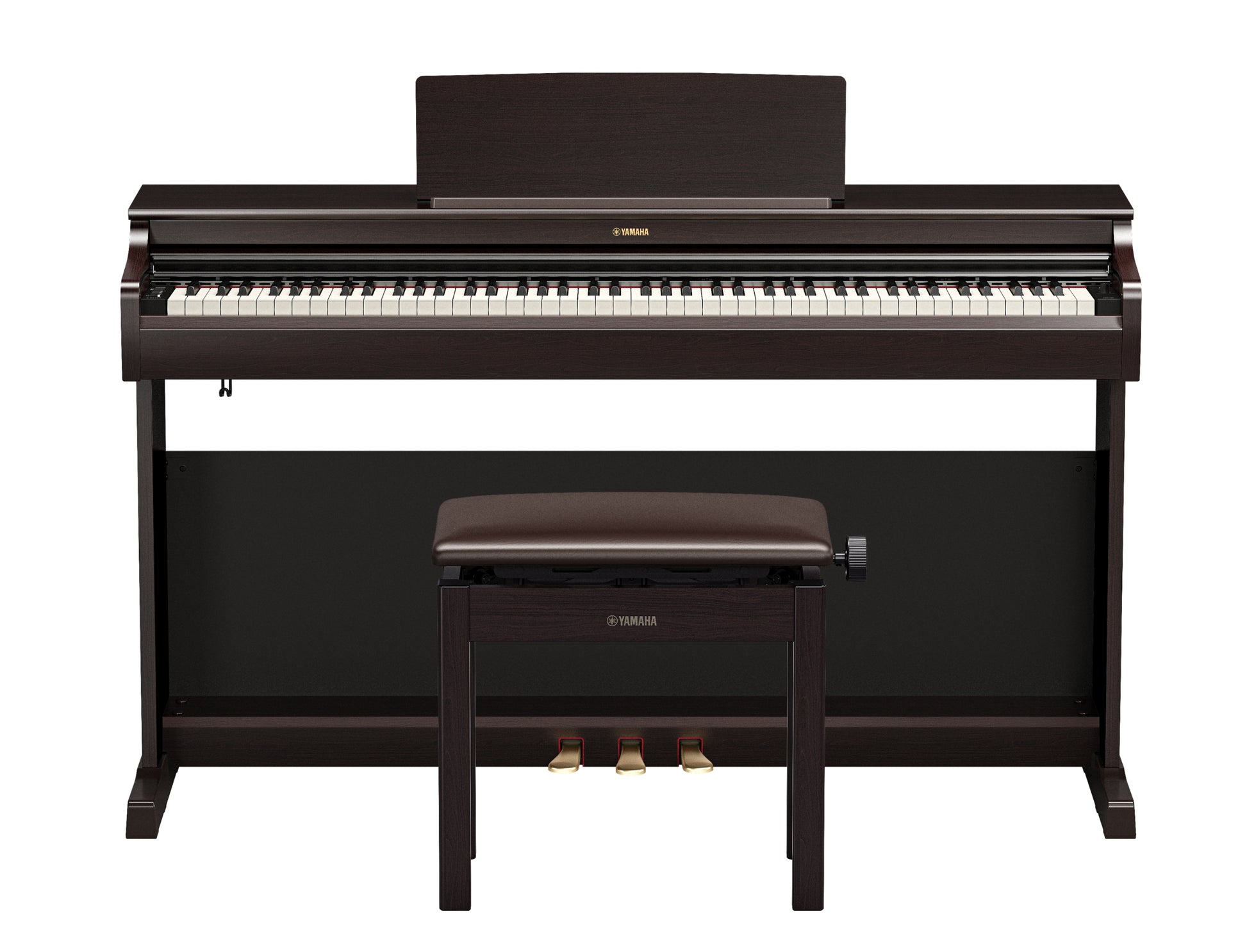 Yamaha YDP166R Digital Piano w/Matching Bench - Rosewood