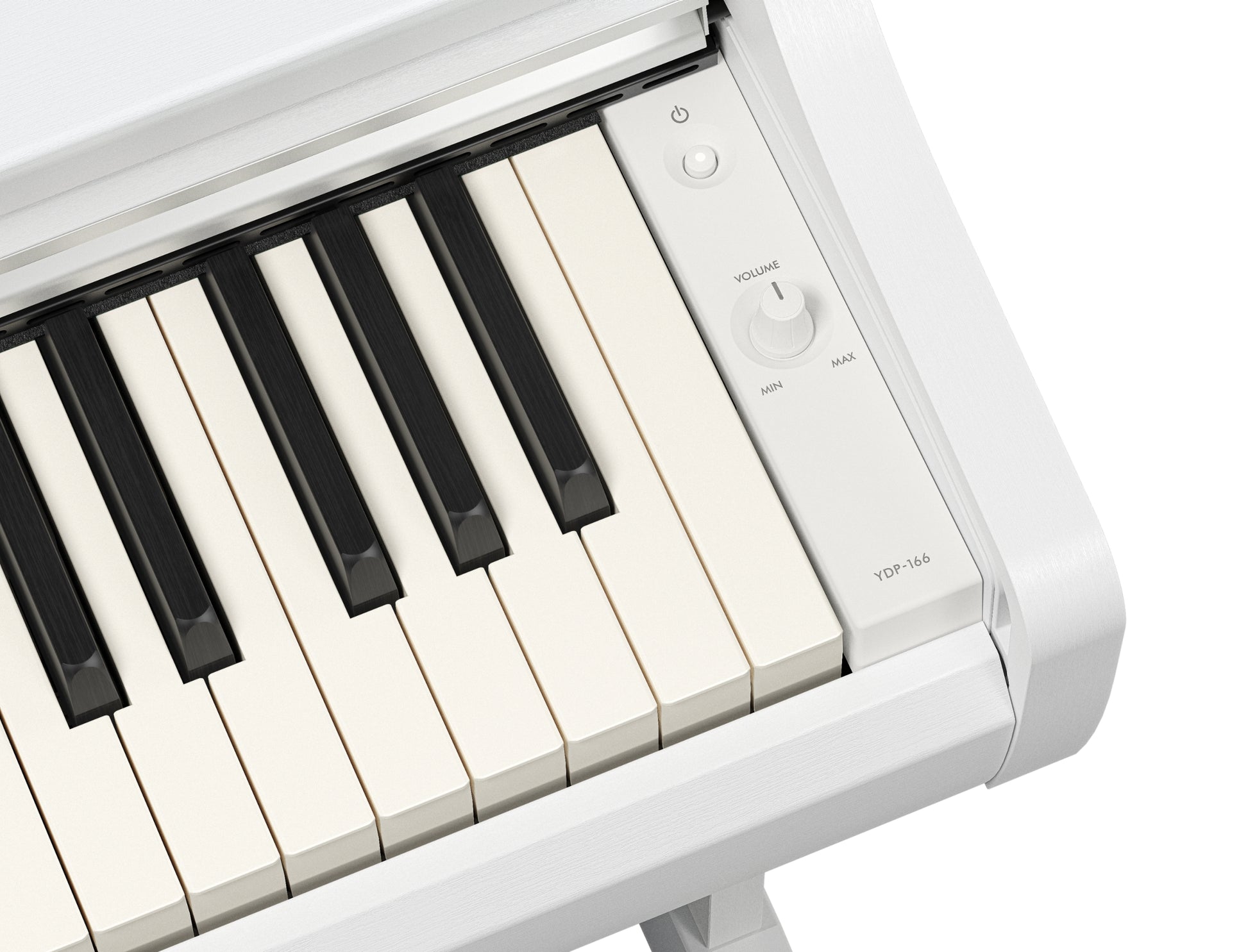 Yamaha YDP166WH Digital Piano w/Matching Bench - White