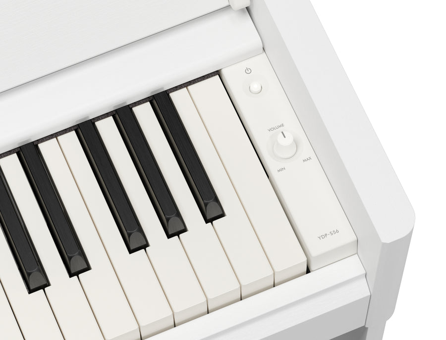 Yamaha YDPS56WH Slimline Digital Piano - White