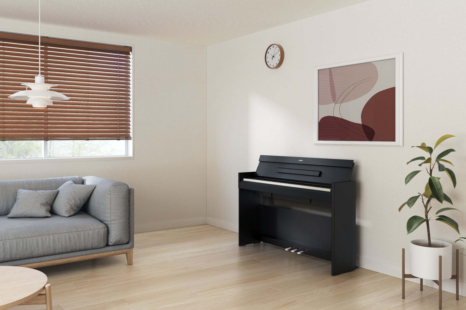 Yamaha YDPS56B Slimline Digital Piano - Black