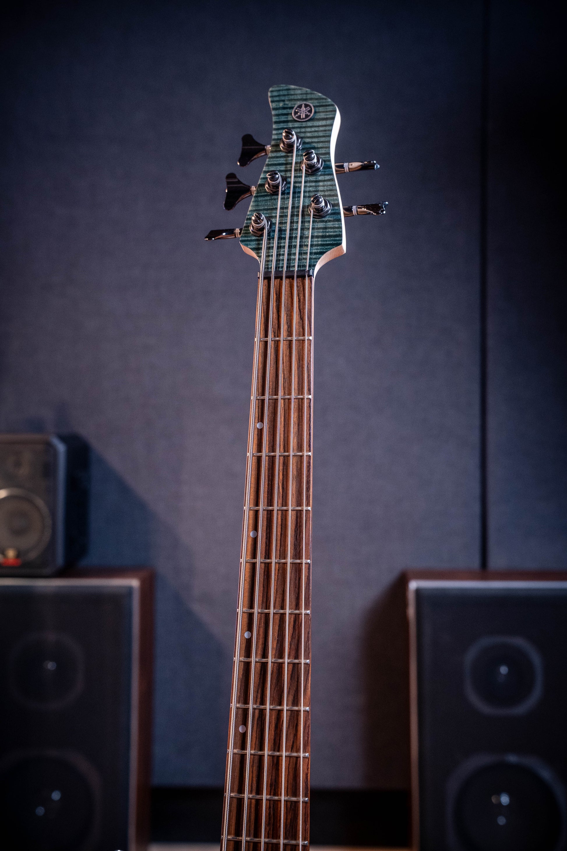 Yamaha TRBX605FM 5-String Bass - Indigo Blue - Pre-Owned