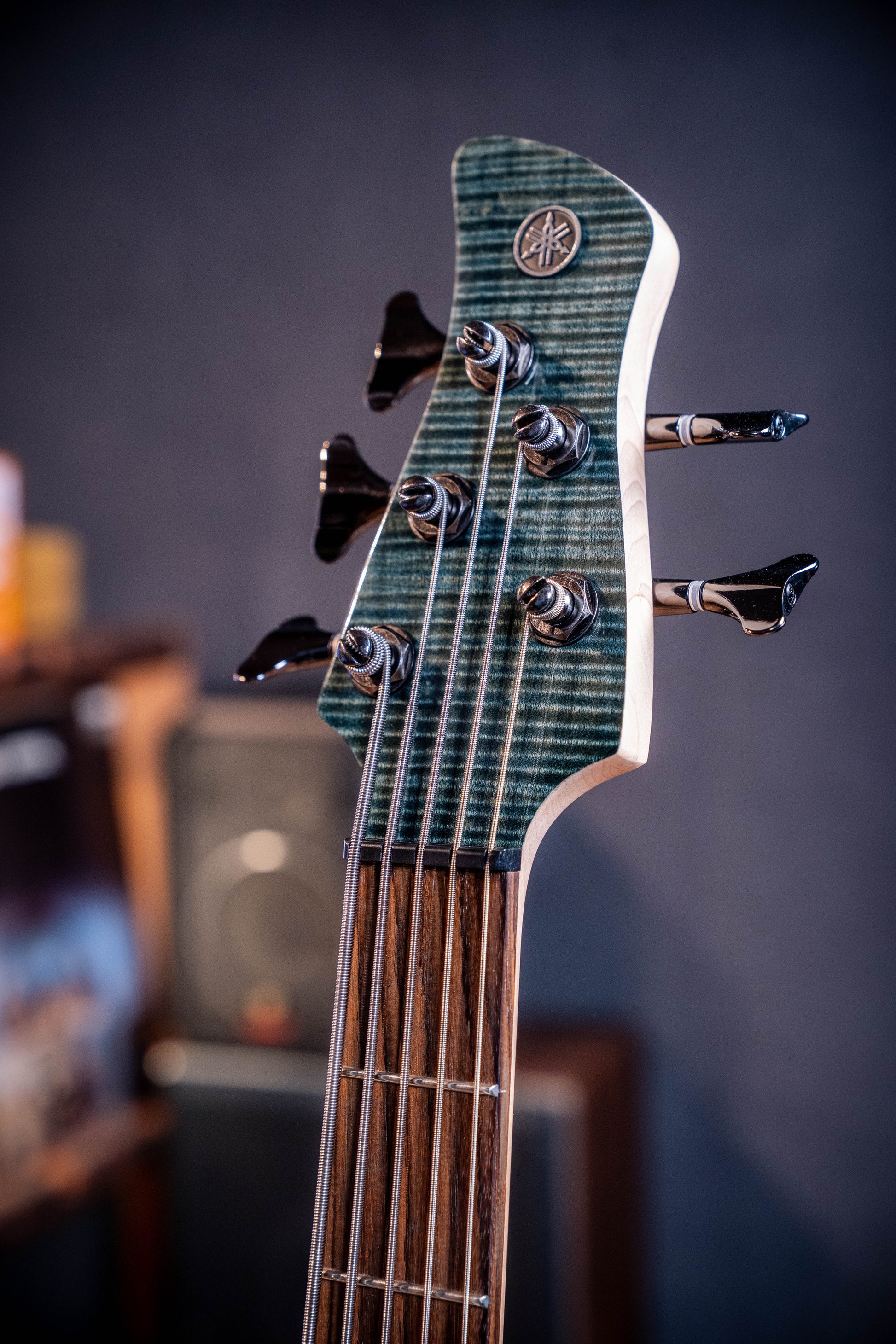 Yamaha TRBX605FM 5-String Bass - Indigo Blue - Pre-Owned