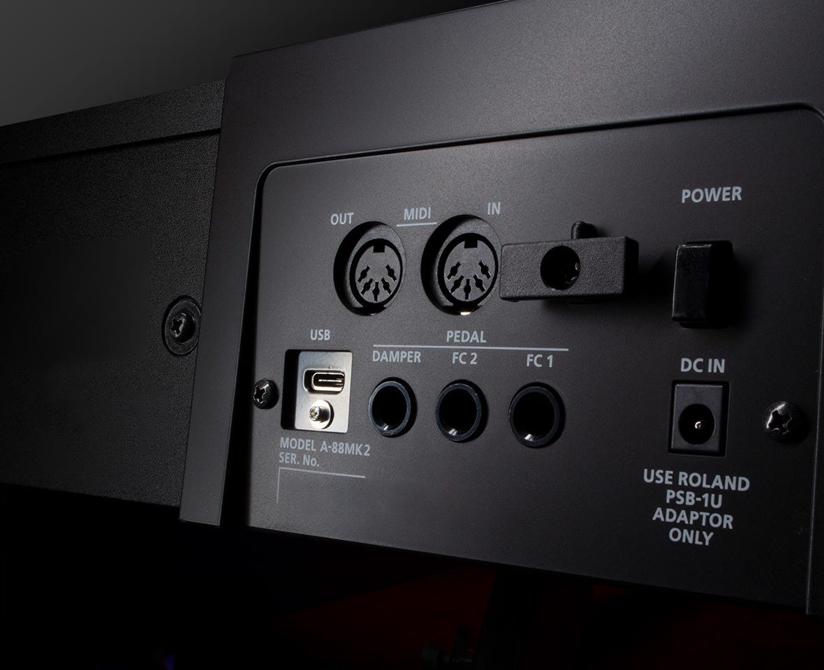 Roland A-88MKII USB-C MIDI Controller Keyboard w/Hammer Action