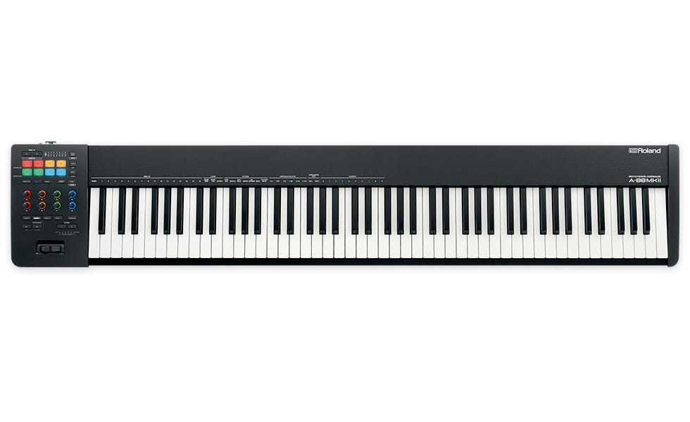 Roland A-88MKII USB-C MIDI Controller Keyboard w/Hammer Action