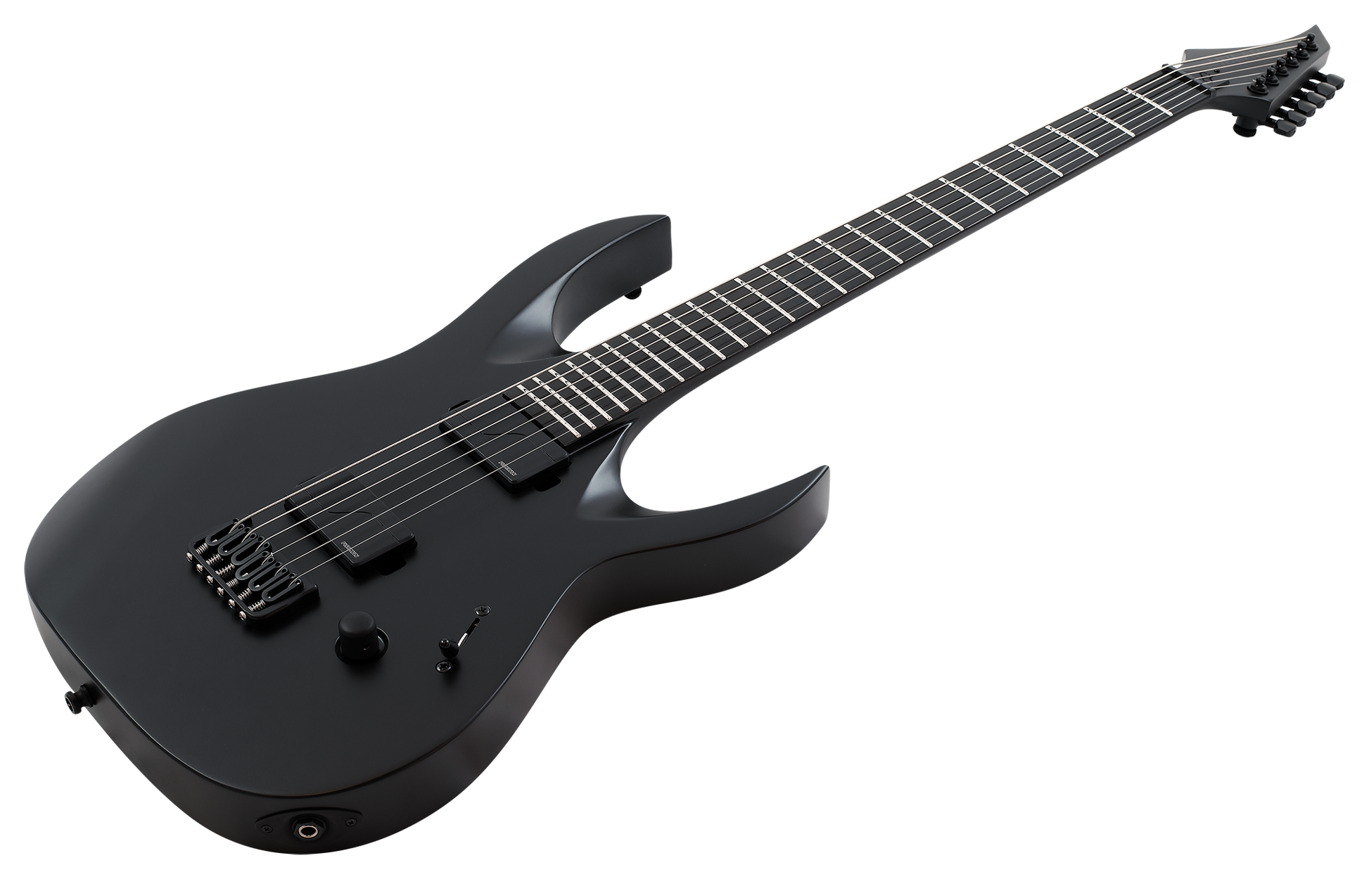Solar A1.6ATG Baritone MkII Electric Guitar - At The Gates - Carbon Black