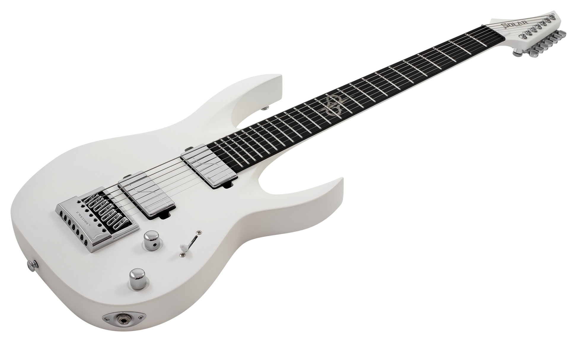 Solar A1.7Vinter 7-String Electric Guitar - Matte White