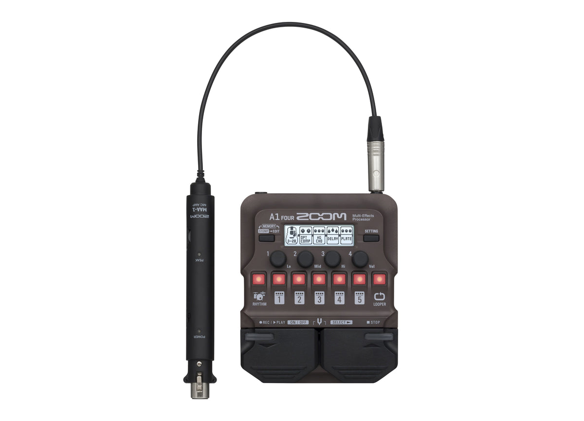 Zoom A1 FOUR Acoustic / Brass and Woodwind Multi-Effect Pedal